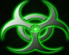 Biohazard Symbol Green