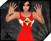 :K: Red Ranger Dress