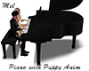 Piano with  Puppy Anim
