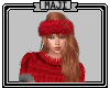 Sassy Red fur hat