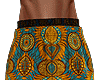 African Dashiki Shorts