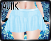 A| PleatedSkirt Blue