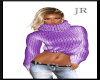 [JR] Purple Sweater Crop