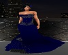 Dark Blue Diamond Gown