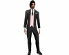 Black Suit W/Pink Vest