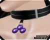 *J Kitty Purple Collar