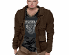 CHAQUETA MARRON CAPUCHA