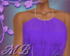 ~M~ Purple Chiffon Gown