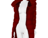 Dark Red Fur Coat