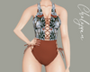 Auburn Floral Swimsuit
