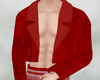 Red Christmas Fur Coat
