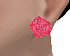 [AG] Rose Earrings3 Pink