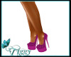 Raspberry Lace Heels