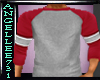 MENS GRAY RED JERSEY