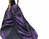 black purple gown