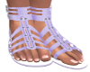 Medieval Sandals Purple