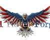 Patriotic eagle
