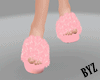 Pink Plush Slippers