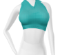 *B* Teal Crop Top