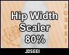 Hip Width Scaler 80%