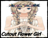 Cutout Flower Girl