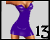13 Mini Dress Purple