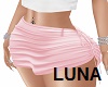 LUN/ RUBBED PINK SKIRT