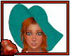 *C 9 Straw Hat Teal