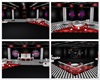 60´s Diner Red Black