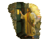 I stand at the door