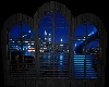 Blue NY City Window
