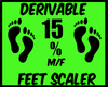 {J} 15% Foot Scaler