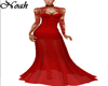 Red sexy gown