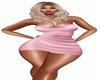 Dress satin Pink