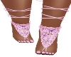 Pink/Butterfly Bare feet