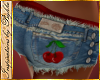 I~Cherry Denim Shorts
