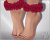 Christmas Tinsel Feet