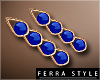 ~F~Vesta Earrings Blue