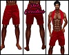 Red Beach Shorts