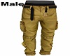 Khaki Cargo Pants Male