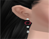 Ruby & Pearls:Earrings