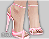 Pink Strappy Heels