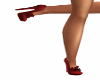 Red Ruffled Heels