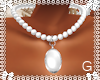 *G* Janey White Necklace