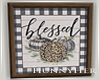 H. Blessed Fall Sign