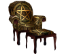 wicca reading chair