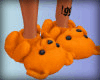 Orange Bear Slippers