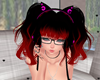 Red Black Pigtails