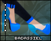 `B Fashionism Blue Heels