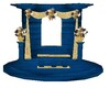 Blue & Gold Wedding Arch